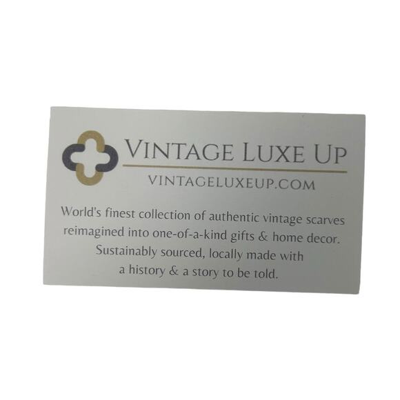 NWT Hermes Paris Reworked Multicolor Vintage Silk Scarf Wristlet Bag - Picture 5 of 7